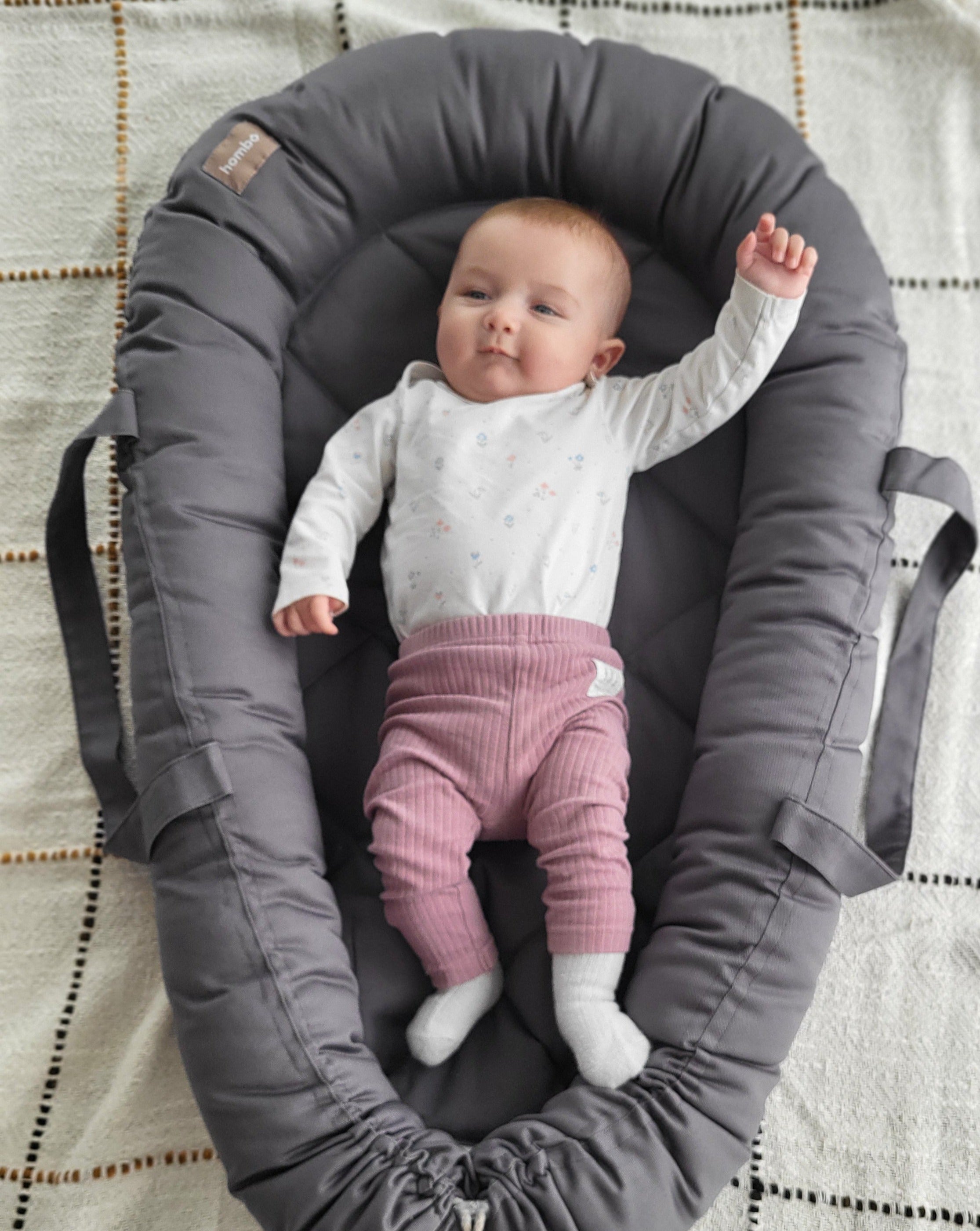homba® baby nest grey