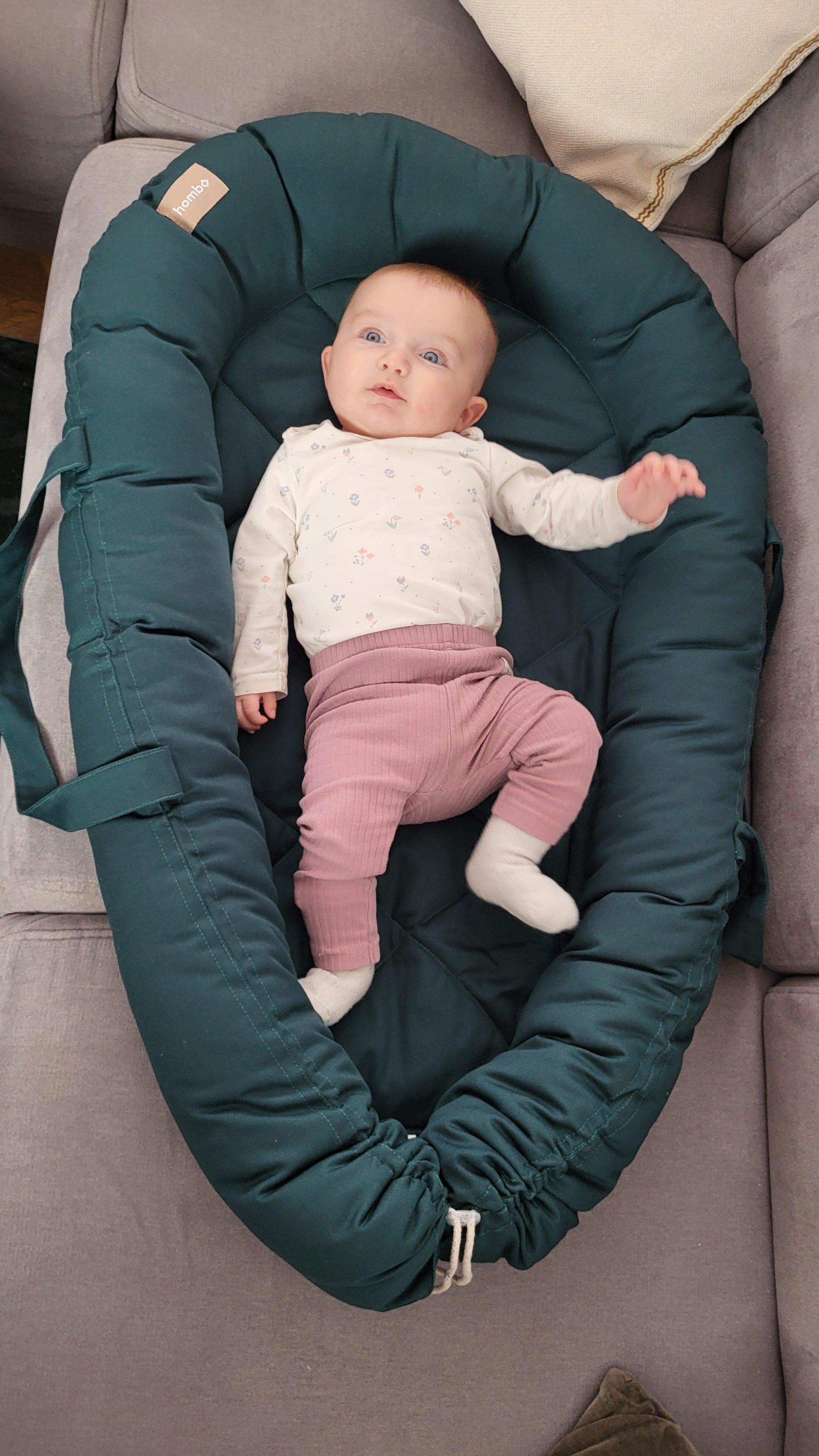 homba® baby nest green