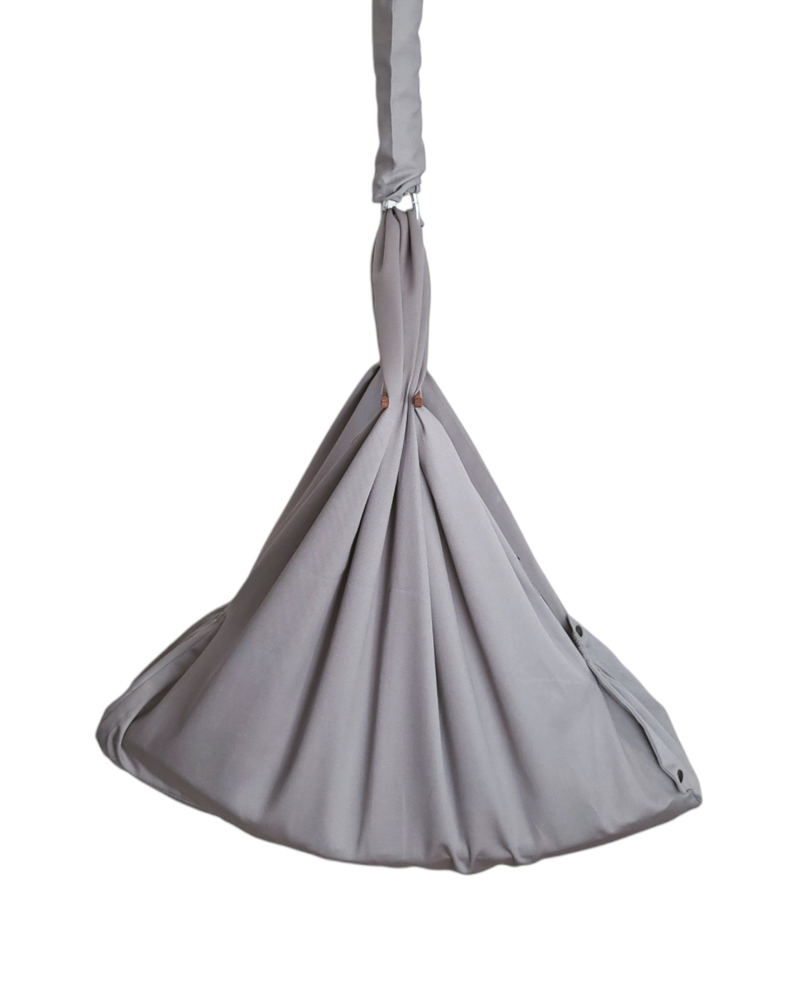 homba® baby hanging cradle cotton light grey