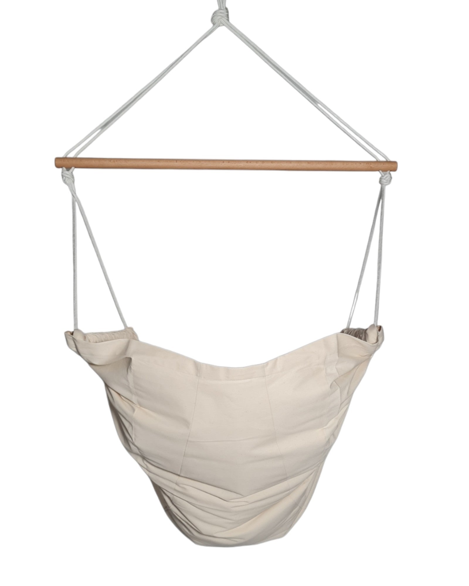 homba® zen hanging chair cotton cream
