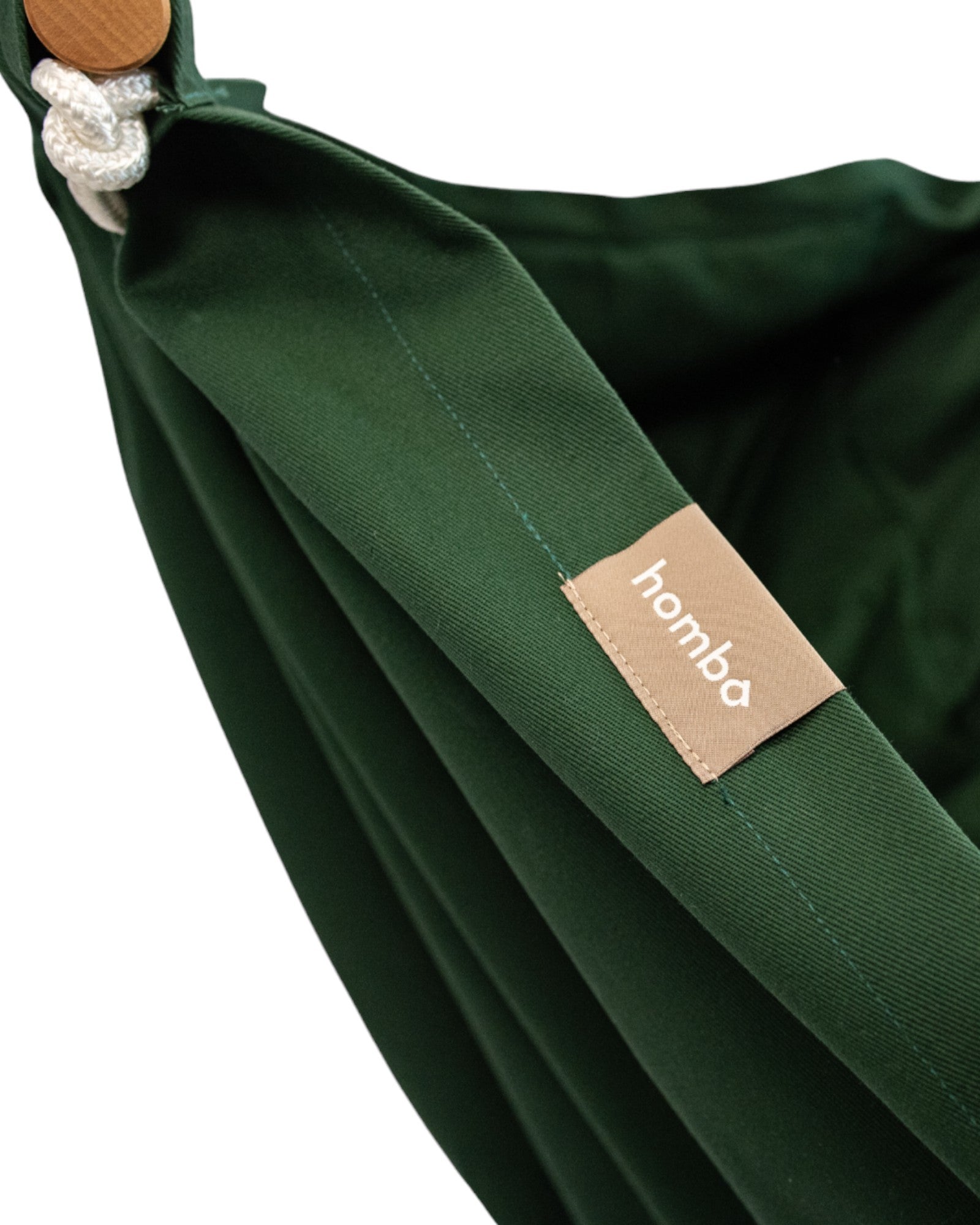 homba® zen mini hanging chair cotton green (2-10 years)