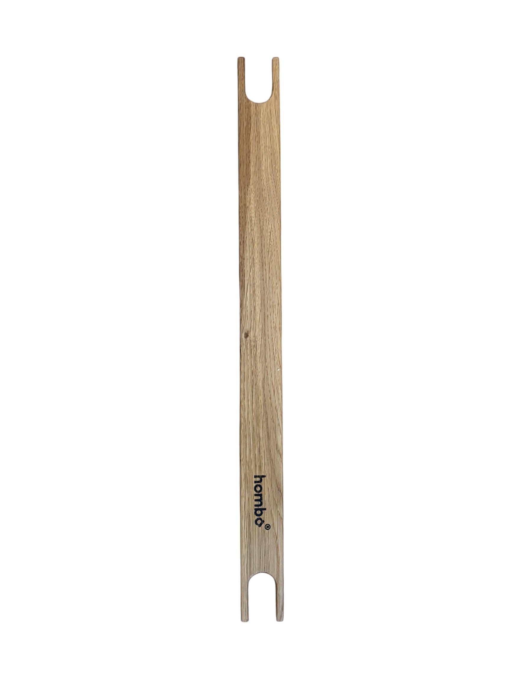 homba natural wood weaving shuttle for textile projects, ergonomic design for comfortable handling.