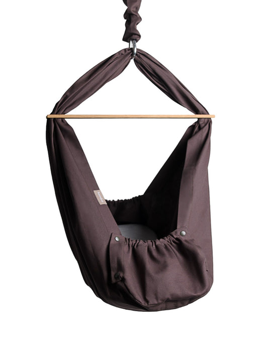 homba® baby hook hanging cradle cotton brown 