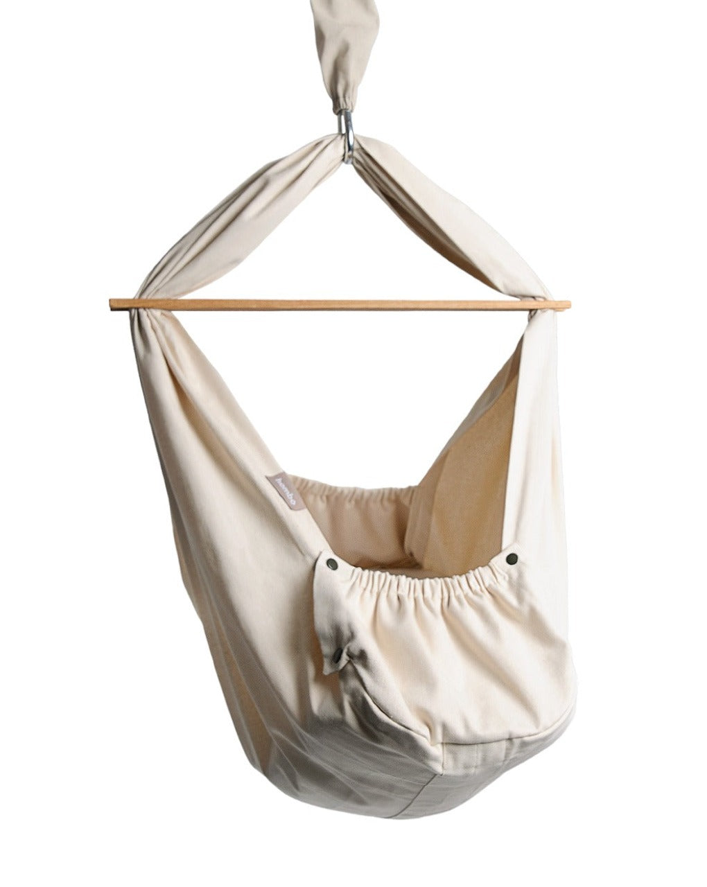 homba® Baby Federwiege, Baumwolle, Creme