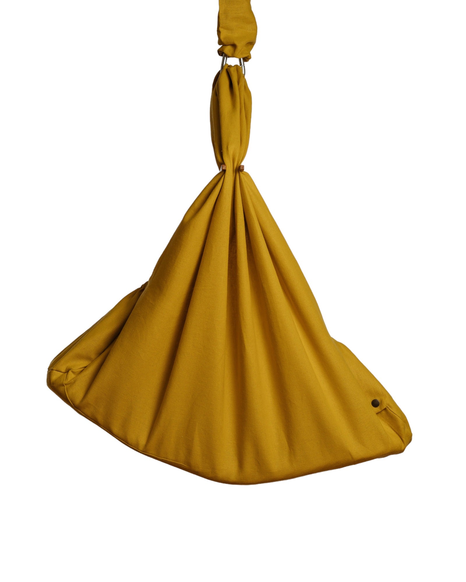homba® baby hook hanging cradle linen yellow 